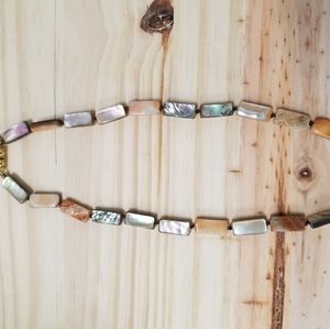 Les Bernard mother of pearl necklace